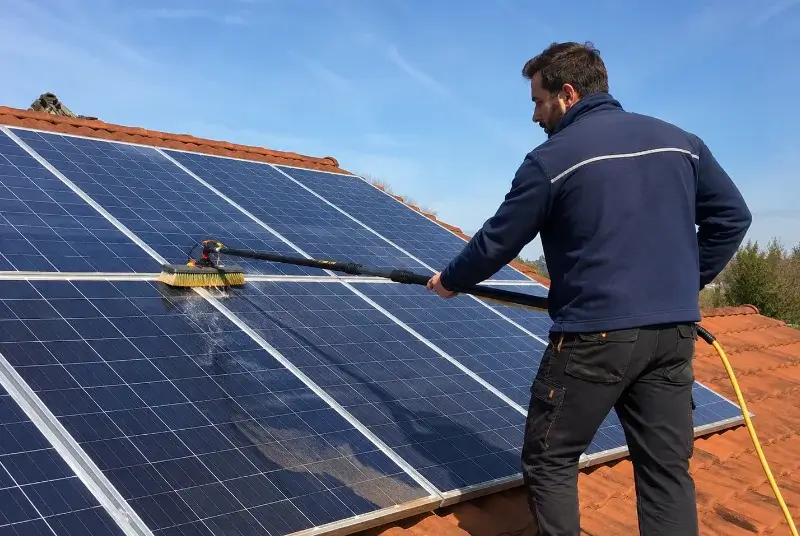 Nettoyage et entretien de panneaux solaires à Pauligne